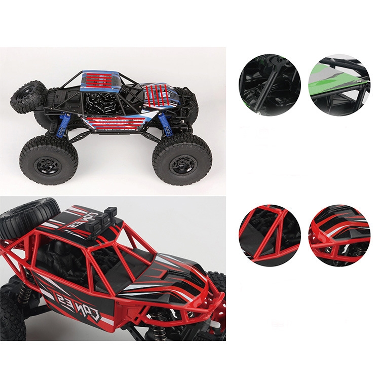 HD8851 1:20 1:20 Alloy Climbing Bigfoot Off-road Vehicle Model 2.4G Remote Control Vehicle Toys(Sky Blue) - Image 3