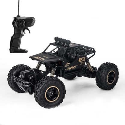 HD6141 1:16 Mountain-climbing Bigfoot Four-wheel Children Remote-controlled Off-road Vehicle Toy(Black)