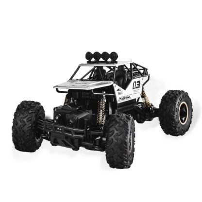 HD6141 1:16 Mountain-climbing Bigfoot Four-wheel Children Remote-controlled Off-road Vehicle Toy(Silver) - Image 2