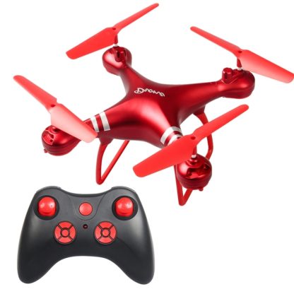 LanSenXi LF608 2.4G 4CH Foldable Wifi FPV Selfie RC Helicopter Drone Quadcopter, without Camera(Red)