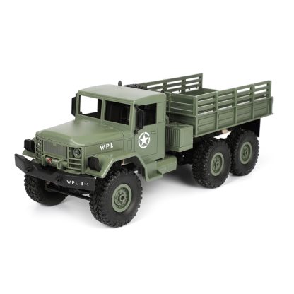 WPL B-16 Full Body 1:16 Mini 4WD RC Military Truck Control Car Toy(Green) - Image 2