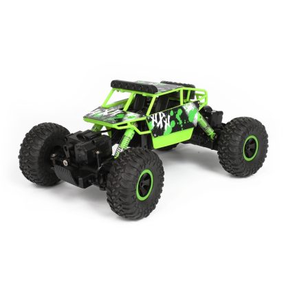 X Power S-001 1:18 Mini 2.4G 4WD RC Crawler Off Road Car, 130 Strong Magnetic Carbon Brush Motor(Green)