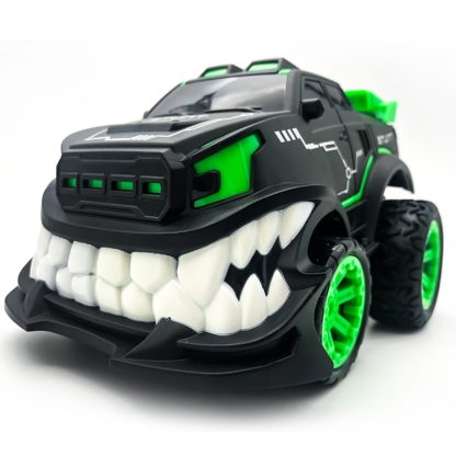 HD885J Devil Tooth Shape 360 Degree Upright Rotation Stunt Remote Control Car Electric Vehicle Toy (Green) - Image 2