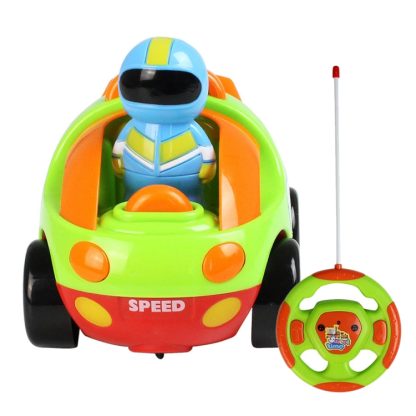 MoFun 508A Two-way Cartoon Remote Control Car Children Toy Car with Light & Music & Engine Sound(Green)