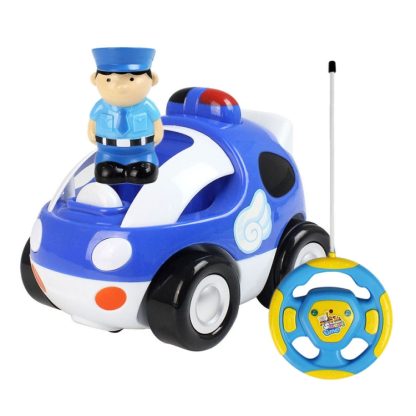 MoFun 508B Two-way Cartoon Remote Control Car Children Toy Car with Light & Music & Engine Sound(Blue)