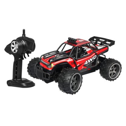 S-009 Rechargeable 2.4G 4WD SUV Children Remote Control High Speed Car Wireless Climbing Car (Red)