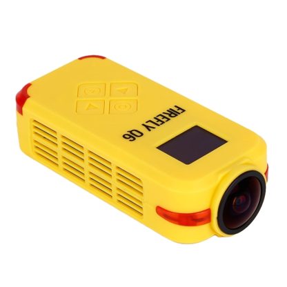 Hawkeye Firefly Q6 4K 120 Degree Angle 12M Pixel HD Action / FPV Camera(Yellow)