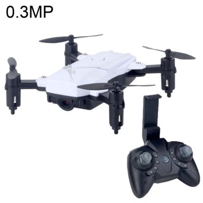 LF602 Mini Quadcopter Foldable RC Drone with 0.3MP Camera, One Battery, Support Forwards & Backwards, 360 Degrees Rotati