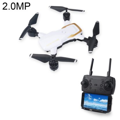 LF609 Foldable Wifi FPV RC Drone Quadcopter with 2.0MP Camera, One Battery, Support Forwards & Backwards, 360 Degrees Ro