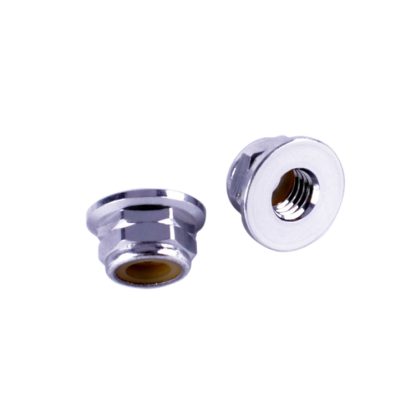 2 PCS M5 Aluminum Alloy CW / CCW Self-lock Nut for 22 Series Brushless Motor(Silver)