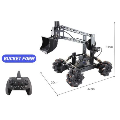 JJR/C JK02 Alloy Remote Control Engineering Car Excavator - Image 3