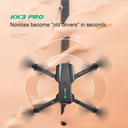 KK3 Pro Obstacle Avoidance WiFi FPV HD Camera RC Drone Quadcopter, Dual Cameras - Image 3