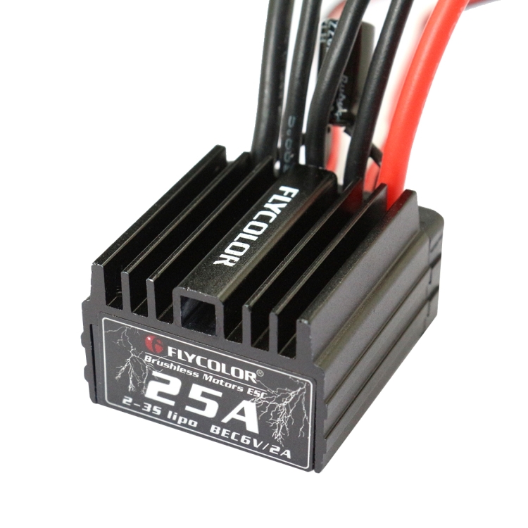 Flycolor Thunder Series 25A Sensorless Brushless Electronic Speed Controller for RC Car - Image 3