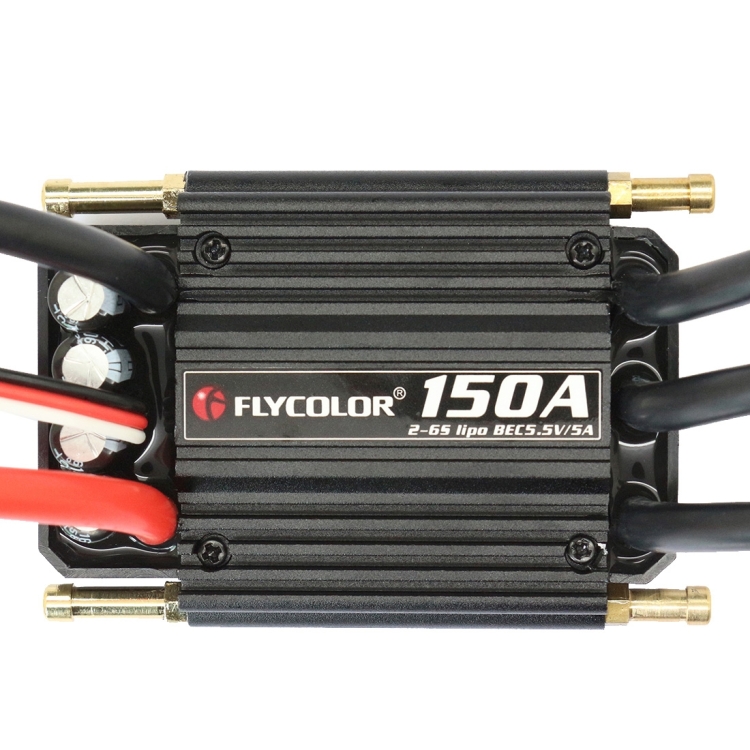 Flycolor Flymoster Series 150A 2-6S Waterproof Electronic Speed Controller for RC Boat - Image 2