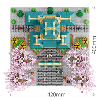 SEMBO 601079 Cherry Blossom Series Puzzle Assembled Toy Small Particle Building Blocks - Image 2