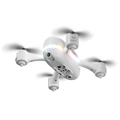 LSRC Rainbow Light 2.4GHz RC Mini Drone Toys Gift, Single Lens 480P (White) - Image 3