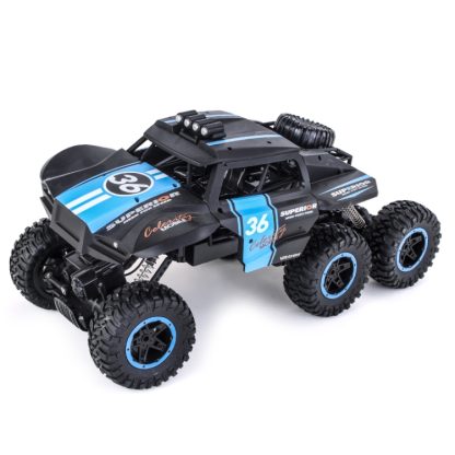 JJR/C Q101 1:10 2.4G 6 Drive Remote Control Car Off-Road Vehicles(Blue) - Image 2