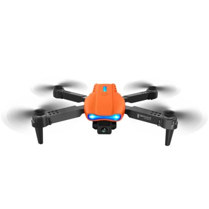 K3 E99 Pro 4K Mini Drone Helicopter Three-sided Obstacle Avoidance Foldable Quadcopter Toy, Single Camera(Orange)