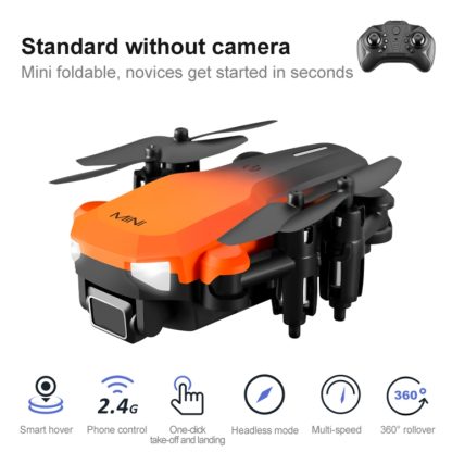 KK9 2.4G Foldable RC Obstacle Avoidance Quadcopter Toy (Orange) - Image 2