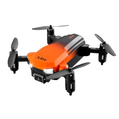 KK9 2.4G 4K Wifi FPV Foldable RC Optical Flow Obstacle Avoidance Quadcopter Toy, Dual Camera (Orange)