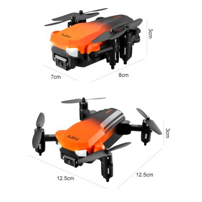 KK9 2.4G 4K Wifi FPV Foldable RC Optical Flow Obstacle Avoidance Quadcopter Toy, Dual Camera (Orange) - Image 3