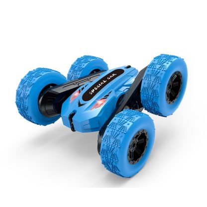 JJR/C Q95 2.4G Remote Control Double Side Stunt Car Toy (Blue)