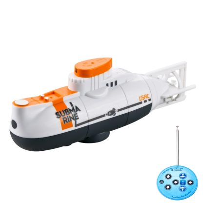 LSRC Mini USB Charging Remote Control Submarine Children Toy(White)