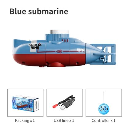 LSRC Mini USB Charging Remote Control Submarine Children Toy(Blue) - Image 3