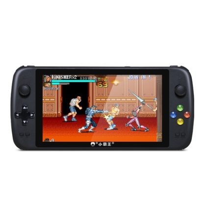 X25 Classic Games Handheld Game Console Linux OS with 7 inch Screen & 16G Memory, Support HDMI Output(Black)