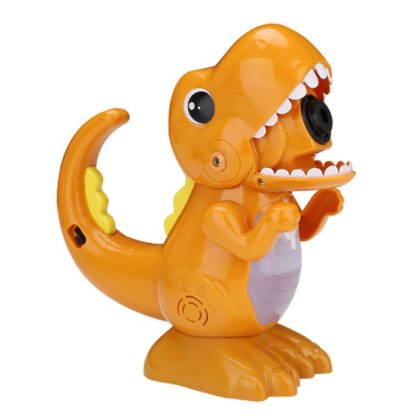 JJR/C V06 Dinosaur Sound Effect Electric Bubble Machine, Version:Charging(Orange)