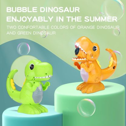 JJR/C V06 Dinosaur Sound Effect Electric Bubble Machine, Version:Charging(Green) - Image 2