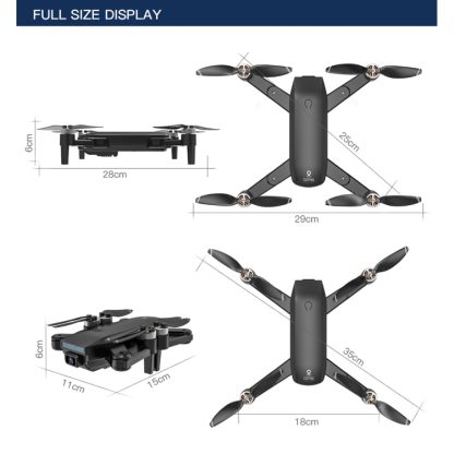 SG700MAX GPS Folding RC Drone with 4K HD Dual Camera(Black) - Image 2