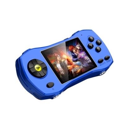 F1 3.0 inch Screen Car Model Handheld Game Console Built-in 620 Games(Blue)