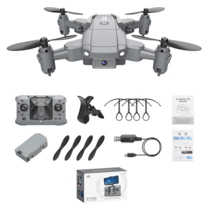 KY905 Foldable Mini WiFi FPV Aerial Photography Drone, Specification:4K + Box