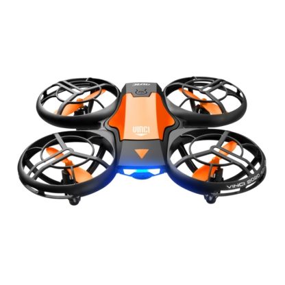 V8 WiFi FPV Mini RC Drone Quadcopter, Model:No Camera 2 Control Modes(Orange)