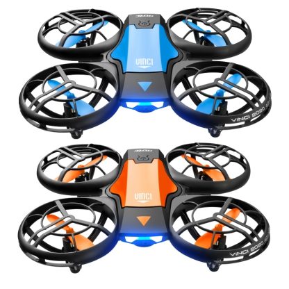 V8 WiFi FPV Mini RC Drone Quadcopter, Model:No Camera 2 Control Modes(Orange) - Image 2