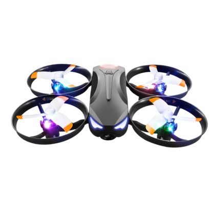 V16 Mini Remote Control Drone with Colorful lights, Model:4K Dual Cameras