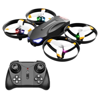 V16 Mini Remote Control Drone with Colorful lights, Model:No Camera - Image 2