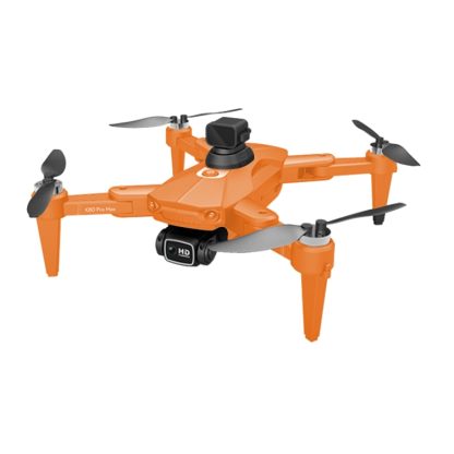 K80 Pro Max 360 Degrees Obstacle Avoidance 8K HD Dual Camera 5G WIFI FPV Foldable RC Quadcopter(Orange)