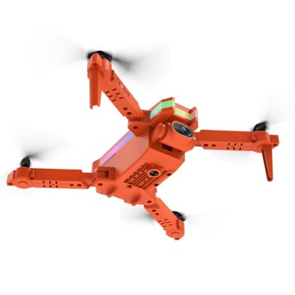 LSRC-XT8 4K HD Wifi FPV RC Drone Foldable Quadcopter, Model:Single Camera(Orange) - Image 2