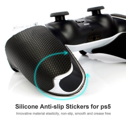 For Sony PS5 CH-PS5-001 Game Handle Anti-slip Protective Sticker(Black) - Image 3