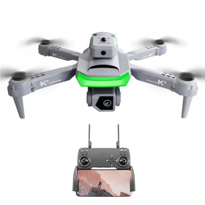 LSRC-XT5 Dual Camera Four-Sided Obstacle Avoidance Optical Flow Positioning Aircraft, Specification:1 Battery(Grey)