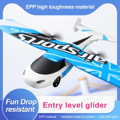 G3 Gliding Car Drop-resistant Remote Control Aircraft Model Drone(Blue) - Image 3