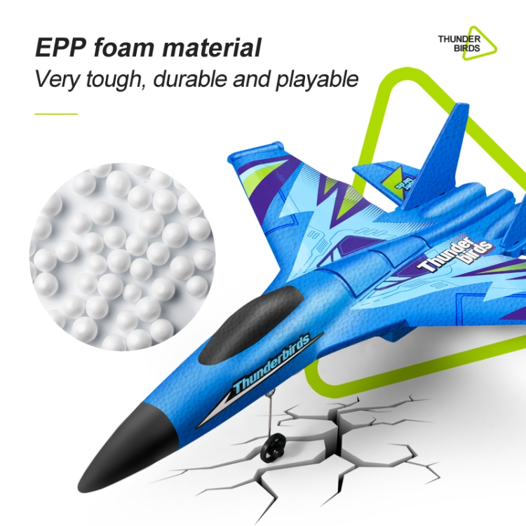 G6 Foam Anti-Drop Fixed Wing RC Aircraft Drone(Blue) - Image 3