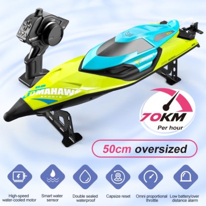 S2 Waterproof High Speed RC Speedboat Toy Boat(Green) - Image 2