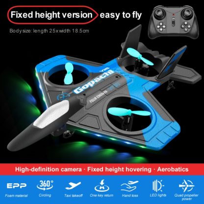 V25 EVA Foam Drop Resistant RC Drone(Blue) - Image 2