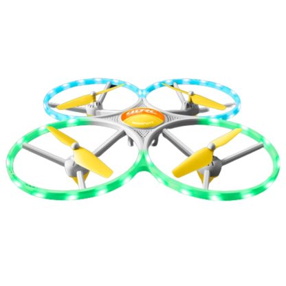 V7 Lighting Edition Four-Axis Remote Control Aircraft Drone, Specification:Without Camera(Yellow)