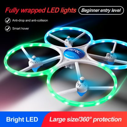 V7 Lighting Edition Four-Axis Remote Control Aircraft Drone, Specification:Without Camera(Yellow) - Image 3