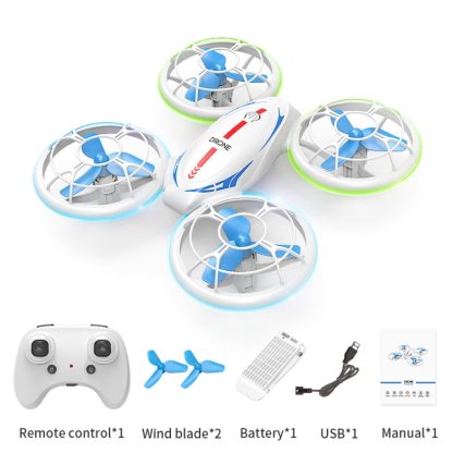 JJR/C RH826 2.4G Four-axis Lighting Remote Control Aircraft Drone(White) - Image 2