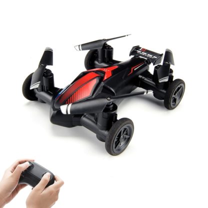 JJR/C H103 Mini Four-axis Remote Control Land and Air Dual Mode Aircraft Drone, Specification:with Rear Wing(Red)